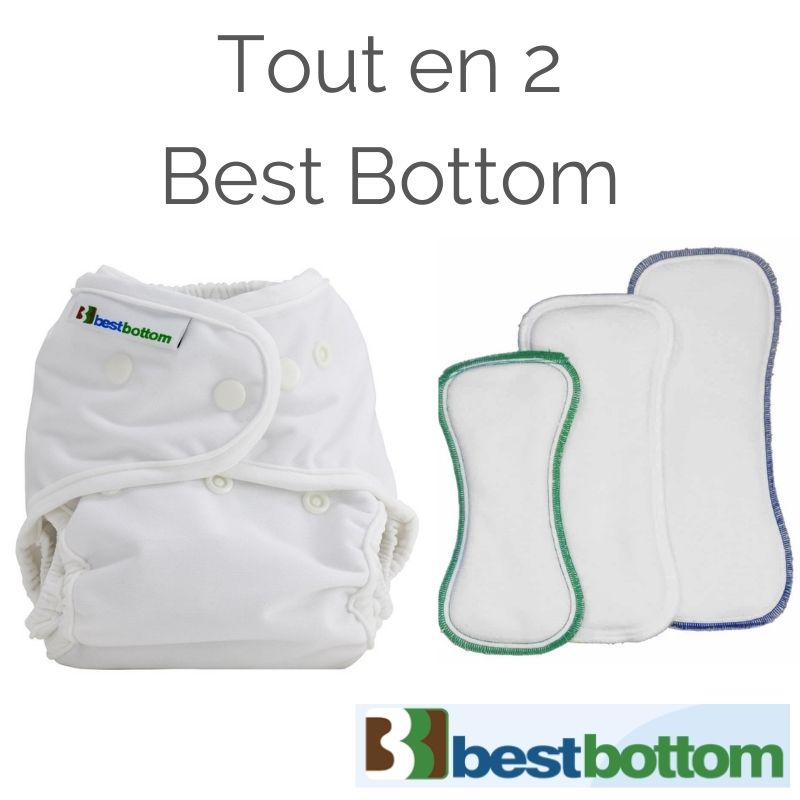 DÉCOUVERTE Taille1 couche lavable WUA - Petit vert - Couches Lavables  Wua-Wua