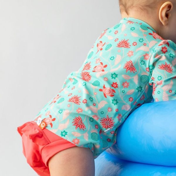 t-shirt bébé piscine